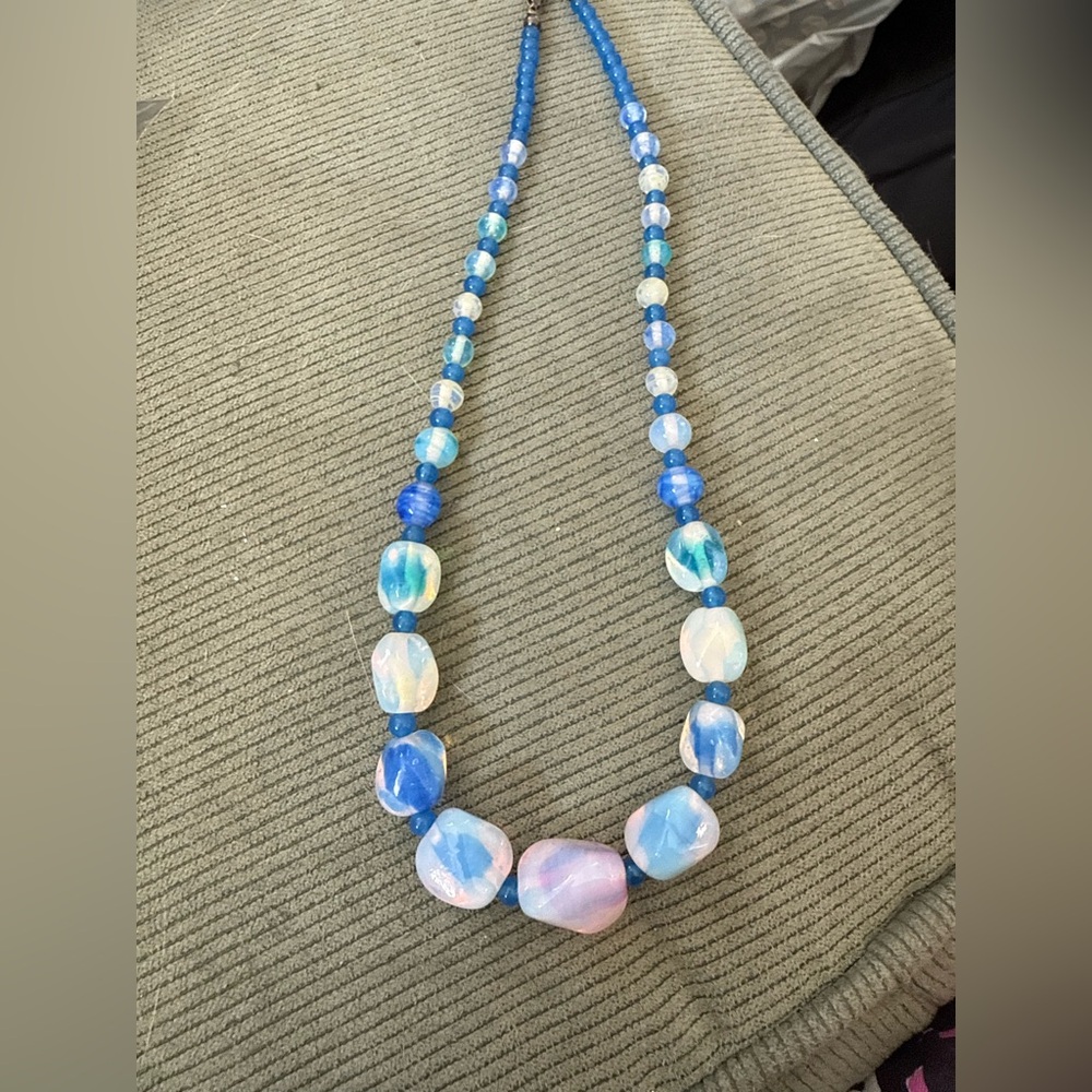Elegant Opalite Gemstone Necklace